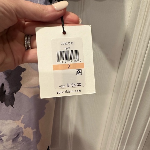 NWT Calvin Klein Spring Bell-Sleeve Sheath Dress - Picture 2 of 8